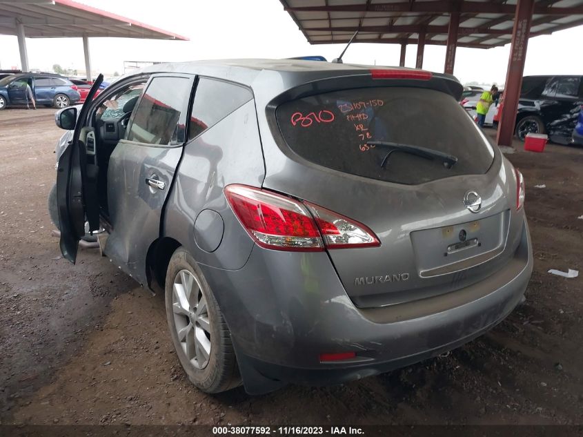 2014 NISSAN MURANO S/SL/SV/LE - JN8AZ1MU9EW416506