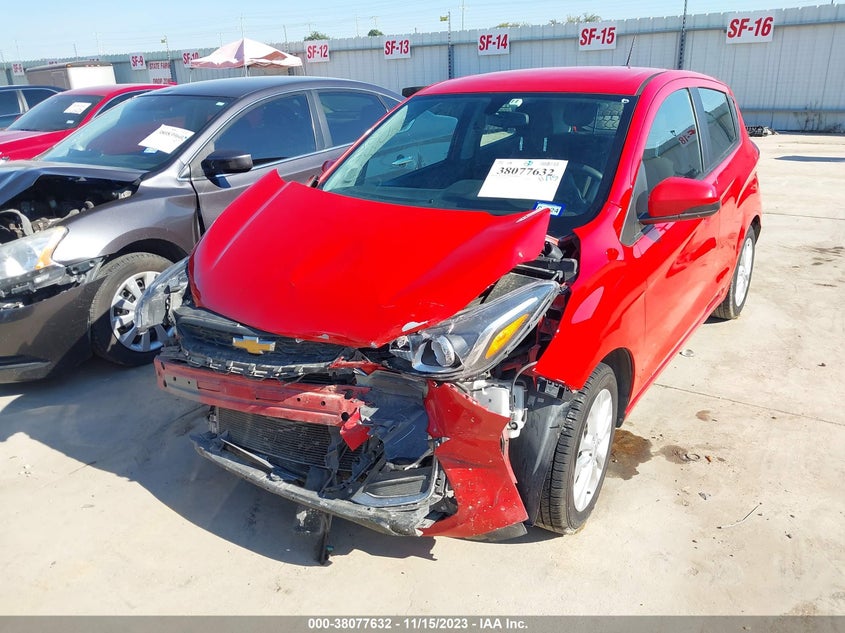 VIN KL8CD6SA0MC707008 2021 CHEVROLET SPARK 1LT