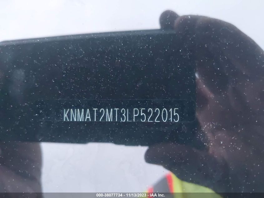 2020 NISSAN ROGUE SV FWD - KNMAT2MT3LP522015