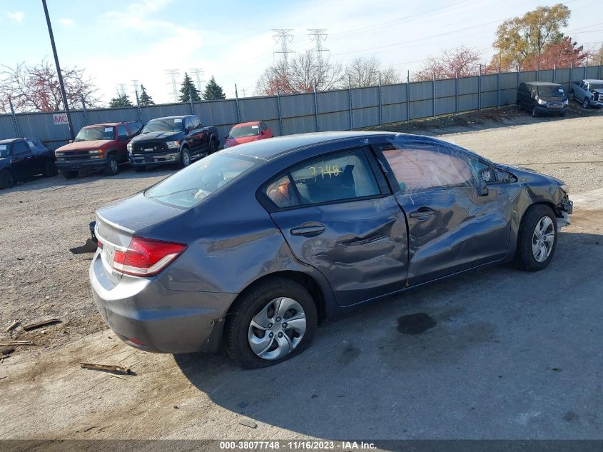 2014 HONDA CIVIC LX - 19XFB2F53EE039666