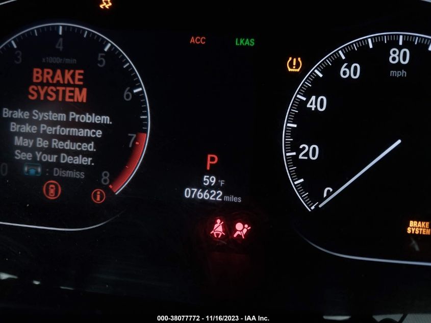2020 HONDA ACCORD SPORT - 1HGCV2F34LA019016