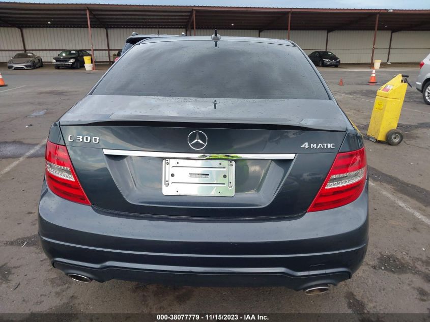 2014 MERCEDES-BENZ C-CLASS C 300 LUXURY WDDGF8AB9EG188131