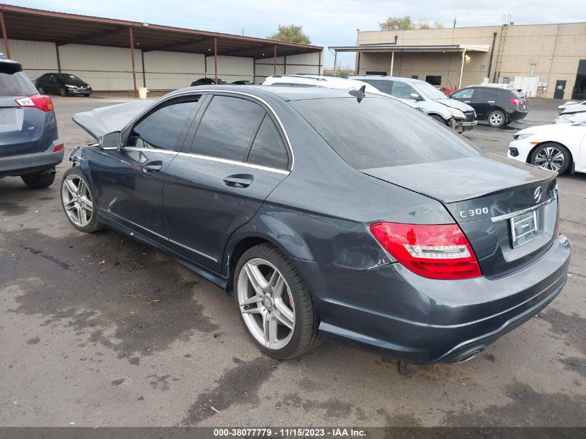 2014 MERCEDES-BENZ C-CLASS C 300 LUXURY WDDGF8AB9EG188131