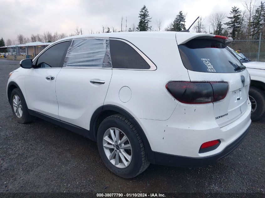 2020 KIA SORENTO 2.4L L - 5XYPG4A3XLG644307