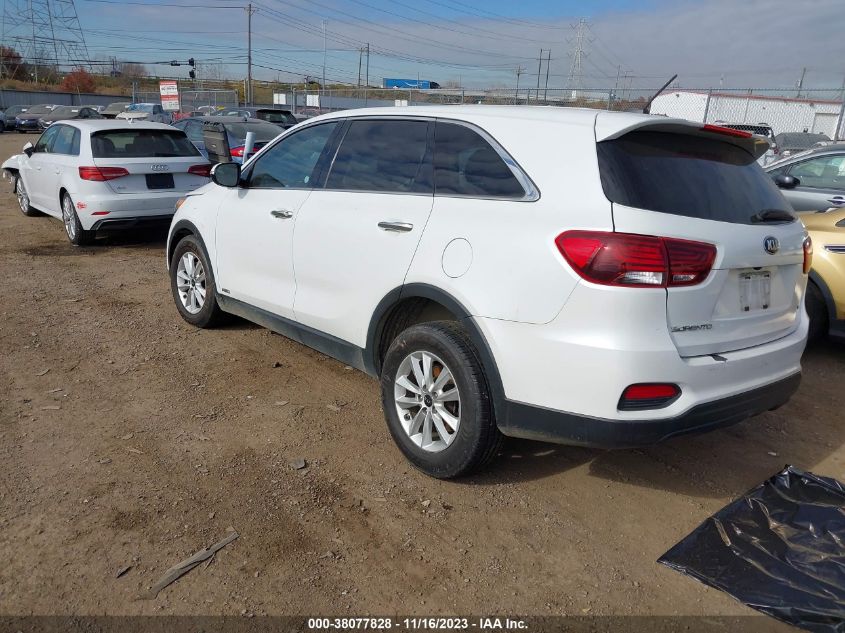 2019 KIA SORENTO 3.3L LX - 5XYPGDA54KG450419