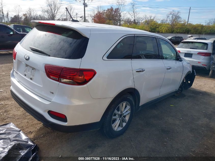 2019 KIA SORENTO 3.3L LX - 5XYPGDA54KG450419