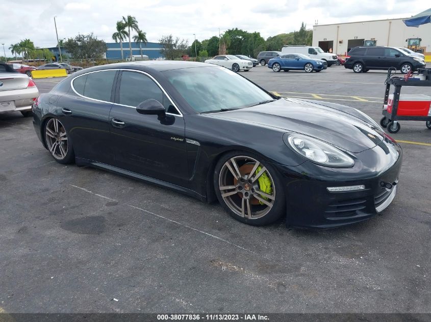 2014 PORSCHE PANAMERA E-HYBRID S - WP0AD2A72EL044300