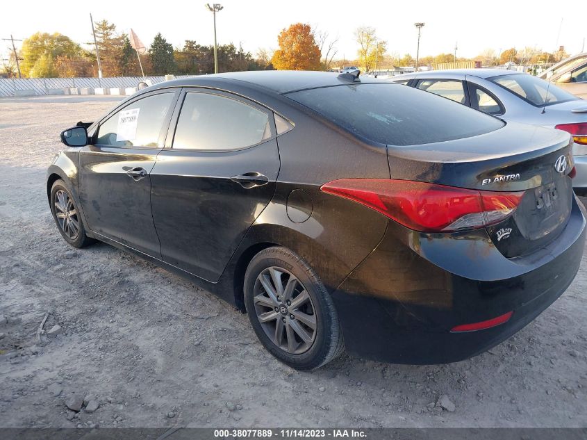 2016 HYUNDAI ELANTRA SE - KMHDH4AE2GU545496
