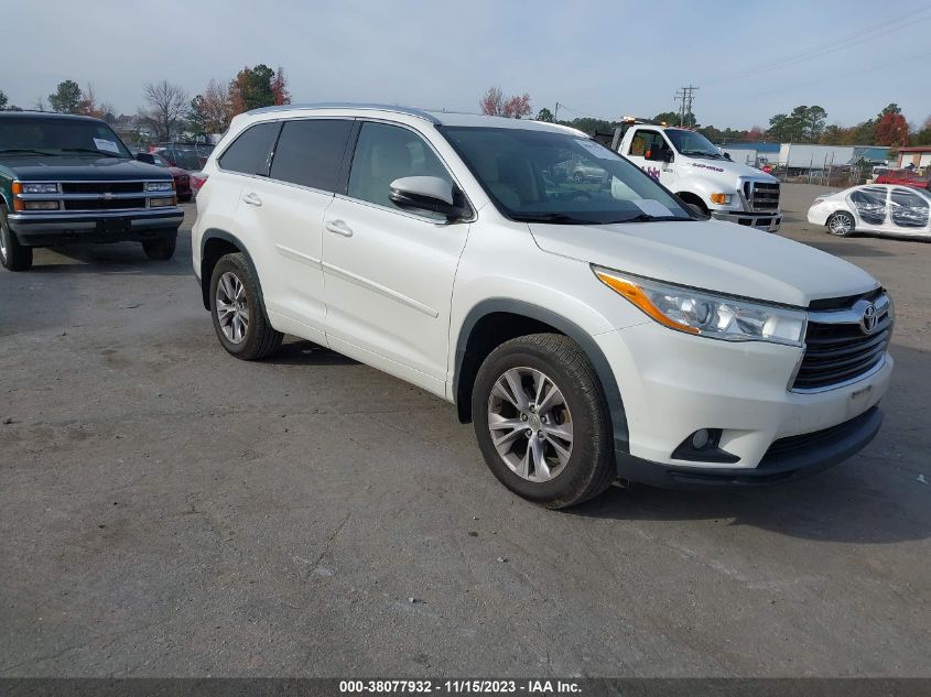 2014 TOYOTA HIGHLANDER XLE V6 - 5TDJKRFH9ES036872