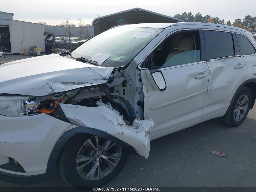 2014 TOYOTA HIGHLANDER XLE V6 - 5TDJKRFH9ES036872