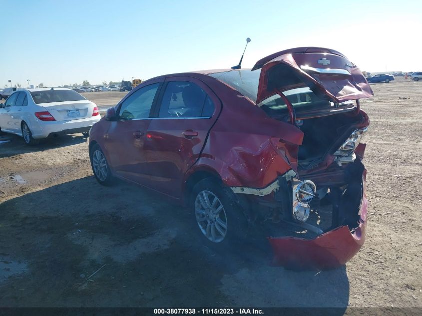 2013 CHEVROLET SONIC LT - 1G1JC5SH4D4147876