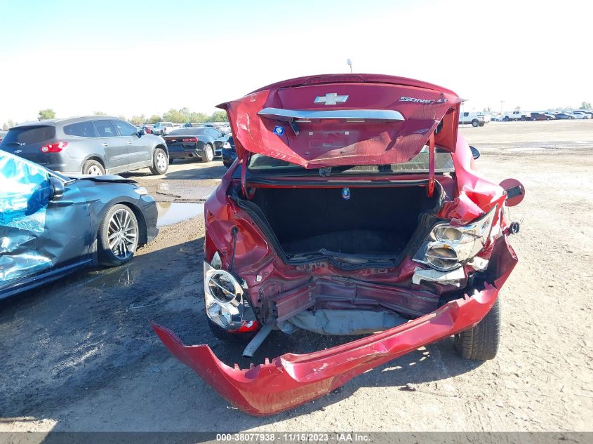 2013 CHEVROLET SONIC LT - 1G1JC5SH4D4147876