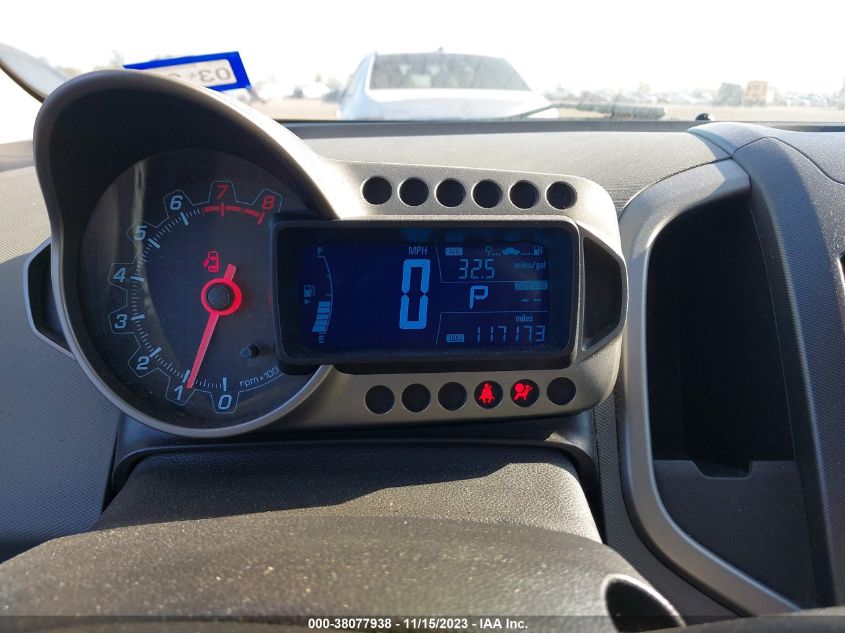 2013 CHEVROLET SONIC LT - 1G1JC5SH4D4147876