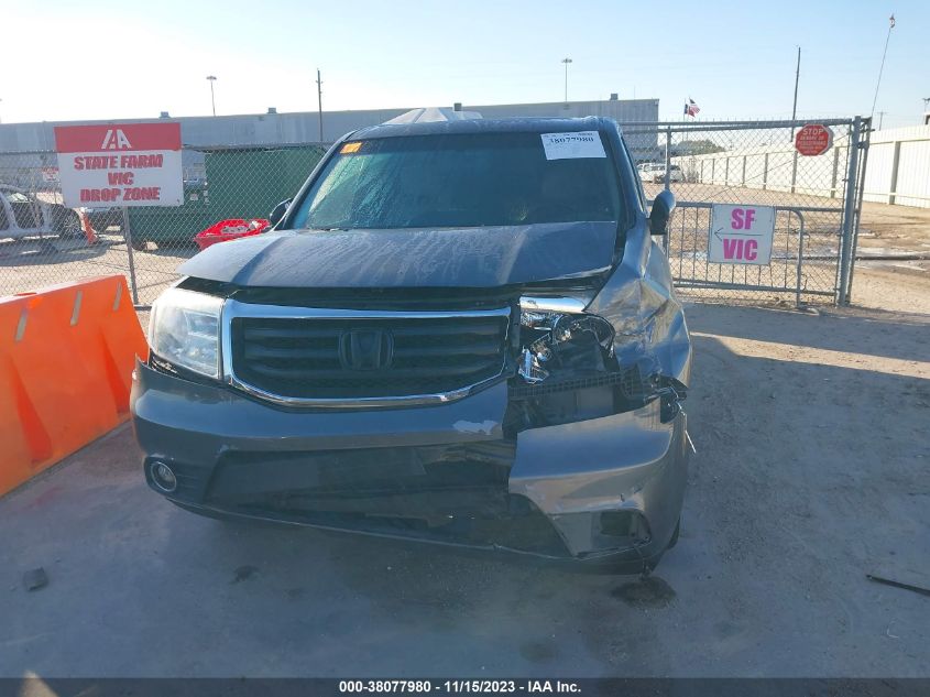2013 HONDA PILOT EXL - 5FNYF3H55DB038981