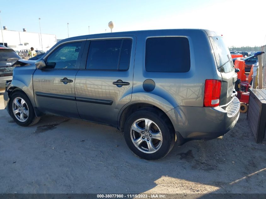 2013 HONDA PILOT EXL - 5FNYF3H55DB038981