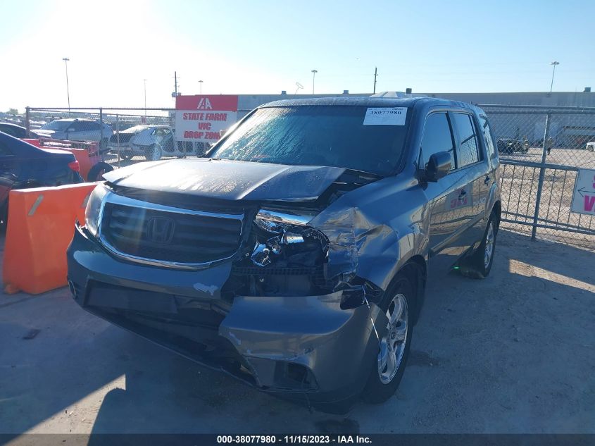 2013 HONDA PILOT EXL - 5FNYF3H55DB038981