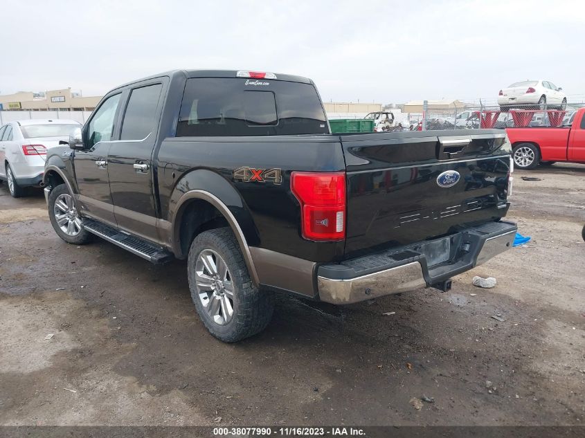 2018 FORD F-150 LARIAT - 1FTEW1EG1JFA46967