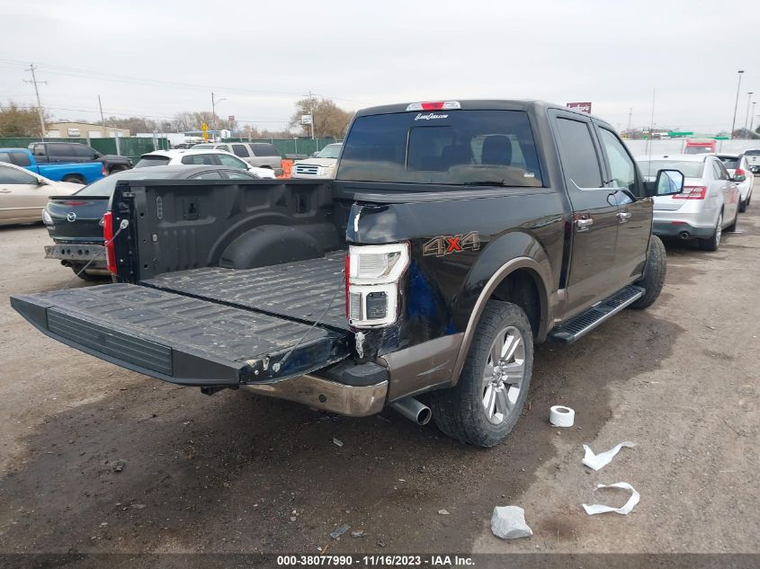 2018 FORD F-150 LARIAT - 1FTEW1EG1JFA46967