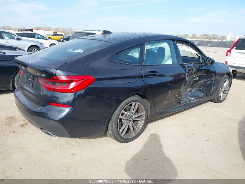 2019 BMW 640I GRAN TURISMO XDRIVE WBAJV6C57KBK08493