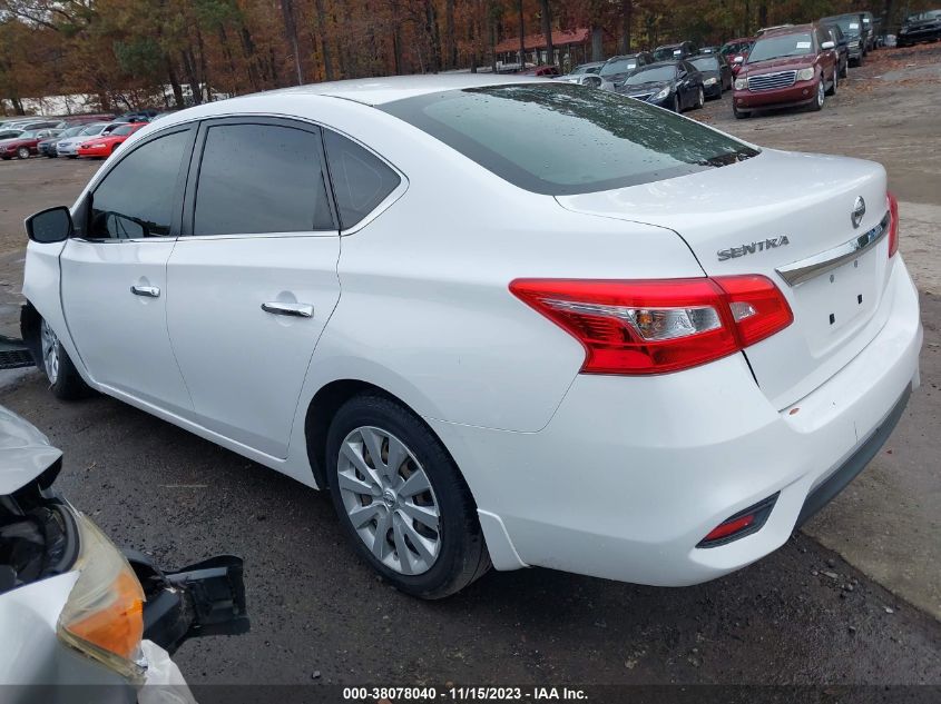 2016 NISSAN SENTRA S - 3N1AB7AP7GL684404