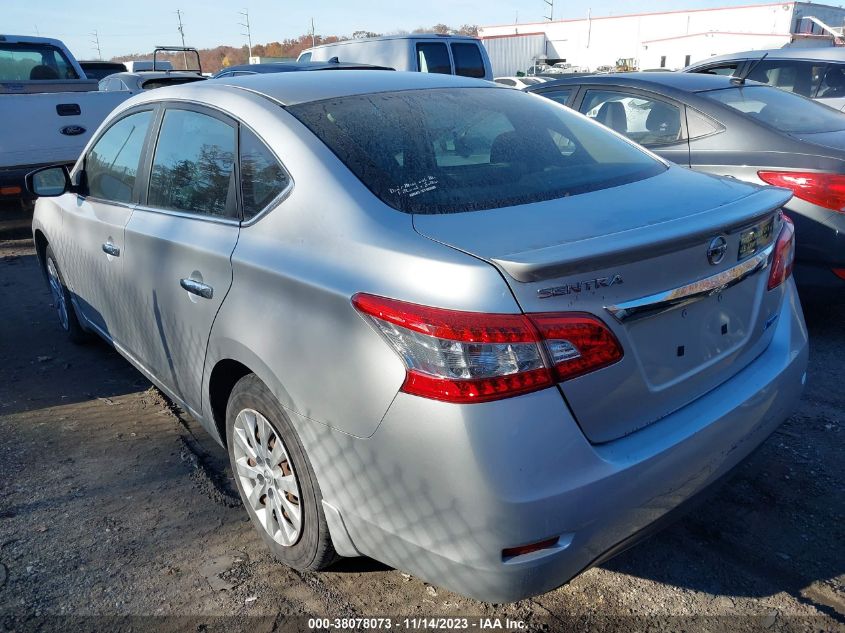 2015 NISSAN SENTRA FE  S - 3N1AB7AP3FY345608