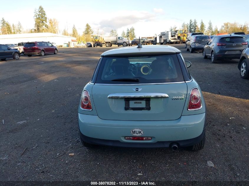 2013 MINI HARDTOP COOPER - WMWSU3C58DT686098
