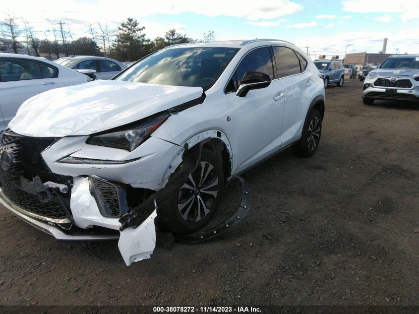 VIN JTJSARDZ2M5019299 2021 LEXUS NX 300 F SPORT