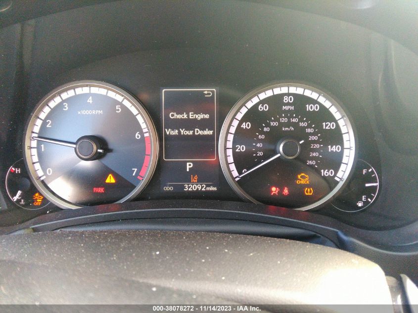 VIN JTJSARDZ2M5019299 2021 LEXUS NX 300 F SPORT