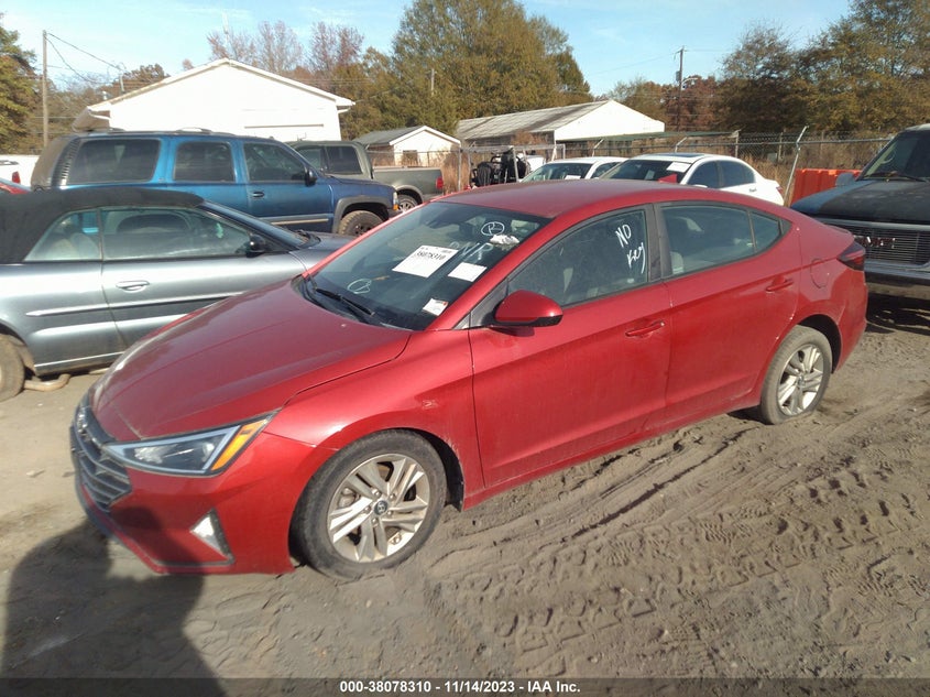 VIN 5NPD84LF3KH446022 2019 HYUNDAI ELANTRA SEL