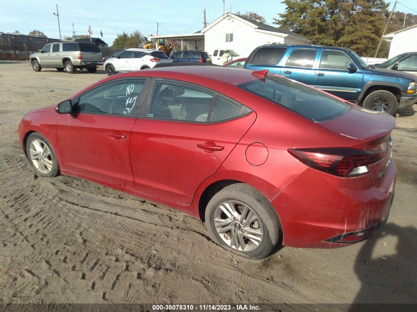 VIN 5NPD84LF3KH446022 2019 HYUNDAI ELANTRA SEL