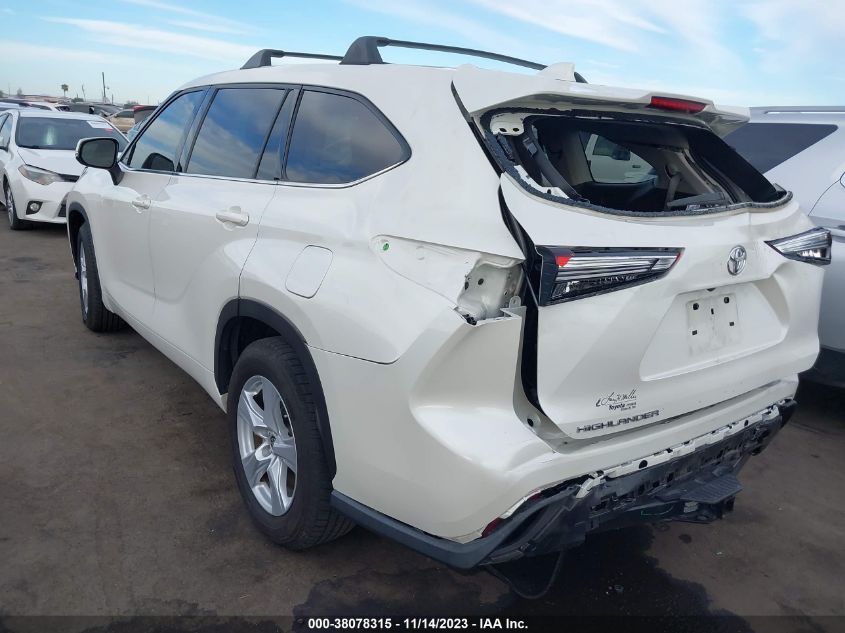 2020 TOYOTA HIGHLANDER L VIN: 5TDCZRAHXLS504391