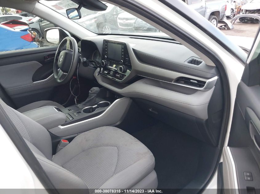 2020 TOYOTA HIGHLANDER L VIN: 5TDCZRAHXLS504391