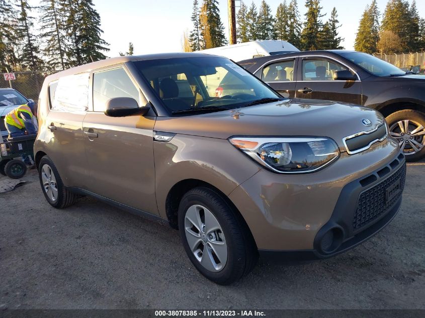 2016 KIA SOUL BASE - KNDJN2A25G7290738