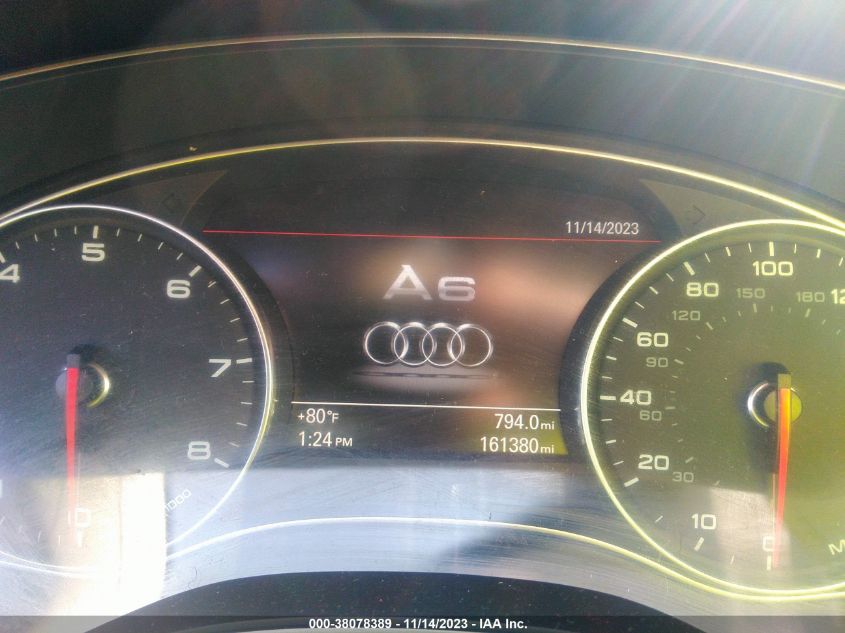 2014 AUDI A6 2.0T PREMIUM - WAUGFAFC8EN105932