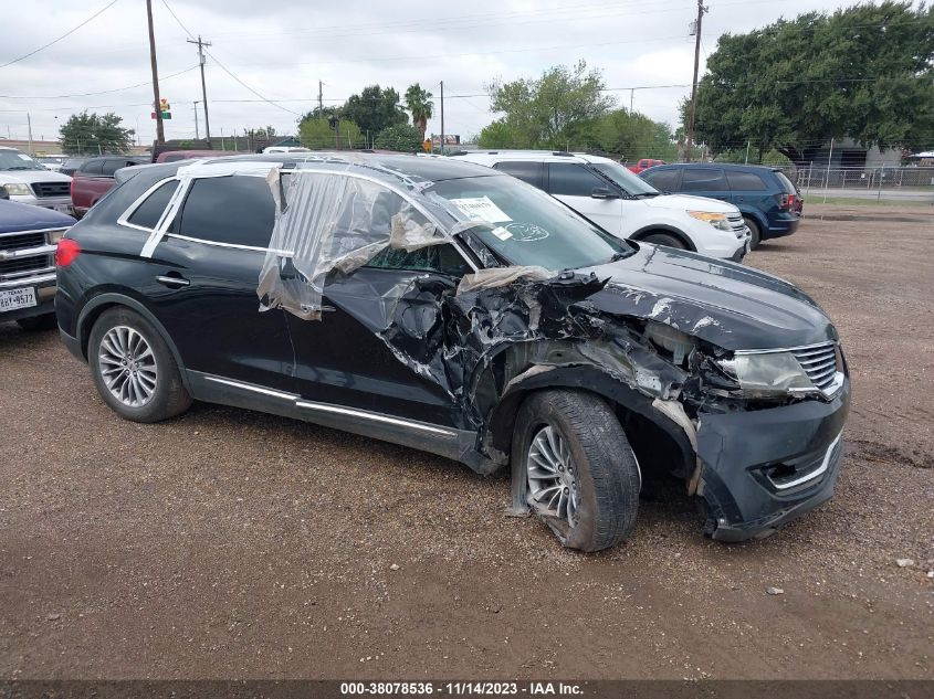 2016 LINCOLN MKX SELECT - 2LMPJ6KR8GBL33534