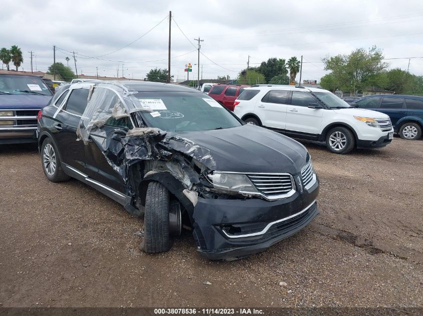 2016 LINCOLN MKX SELECT - 2LMPJ6KR8GBL33534