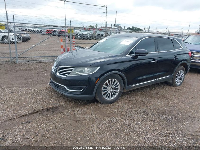 2016 LINCOLN MKX SELECT - 2LMPJ6KR8GBL33534
