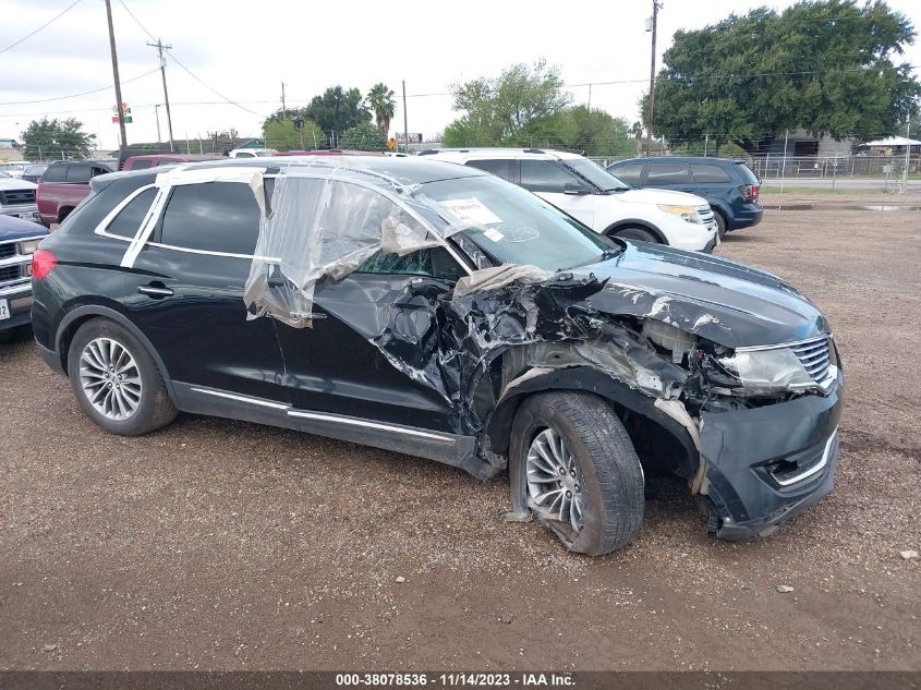 2016 LINCOLN MKX SELECT - 2LMPJ6KR8GBL33534