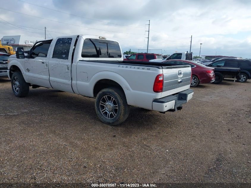2013 FORD F-250 LARIAT - 1FT7W2BT6DEA85242