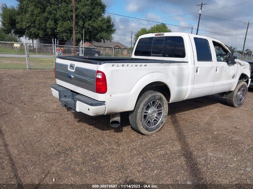 2013 FORD F-250 LARIAT - 1FT7W2BT6DEA85242