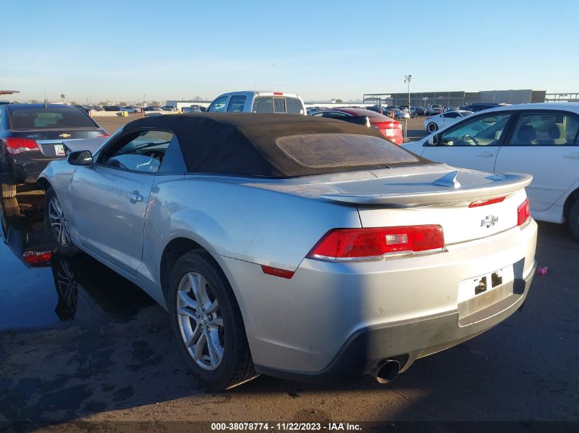 2014 CHEVROLET CAMARO 1LT - 2G1FB3D30E9143692