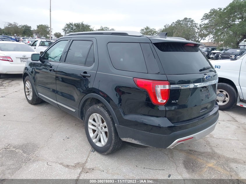 VIN 1FM5K7DH1HGD79243 2017 FORD EXPLORER XLT