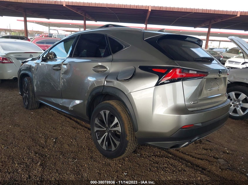 VIN JTJBARBZ2J2160910 2018 LEXUS NX 300 F SPORT