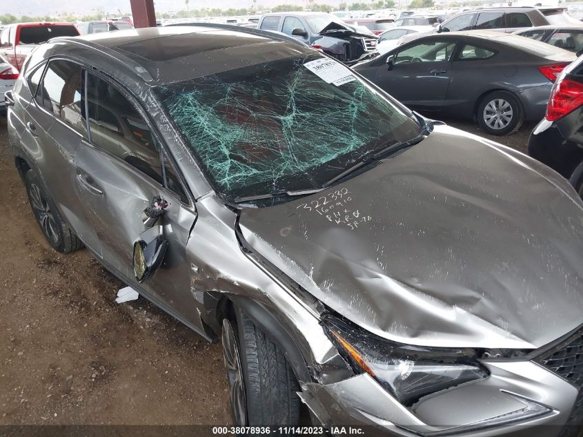 VIN JTJBARBZ2J2160910 2018 LEXUS NX 300 F SPORT