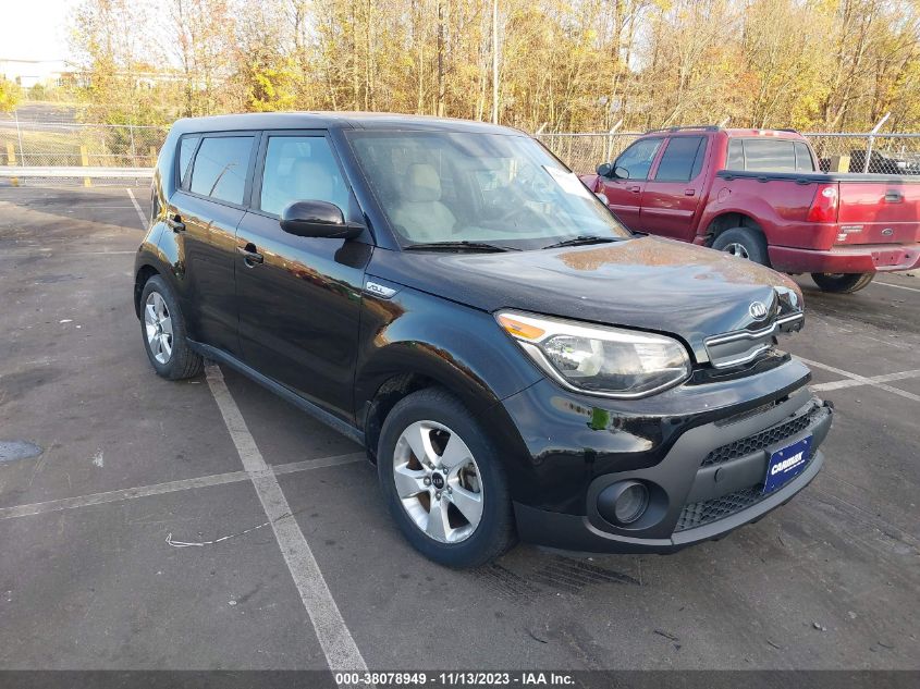 2017 KIA SOUL BASE - KNDJN2A24H7504376