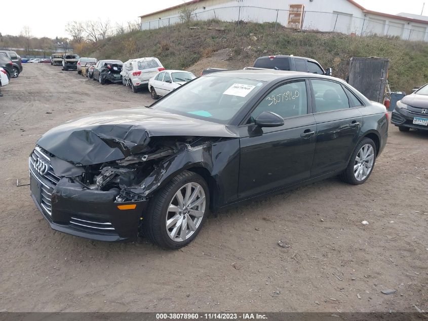 2017 AUDI A4 PREMIUM - WAUANAF45HN001291