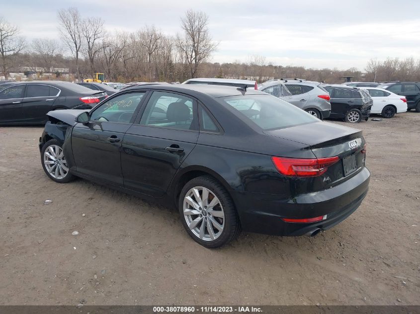 2017 AUDI A4 PREMIUM - WAUANAF45HN001291