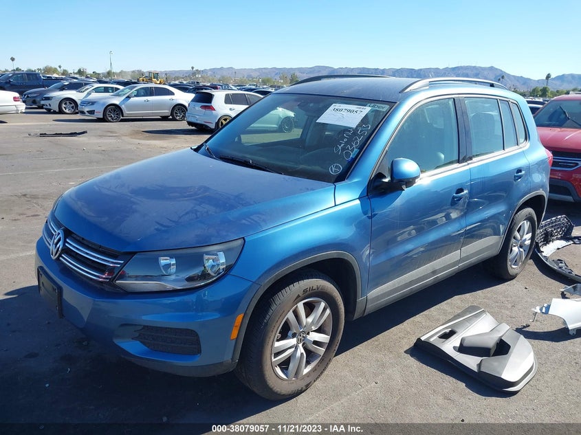 VIN WVGAV7AX1HK036253 2017 VOLKSWAGEN TIGUAN 2.0T/2.0T S