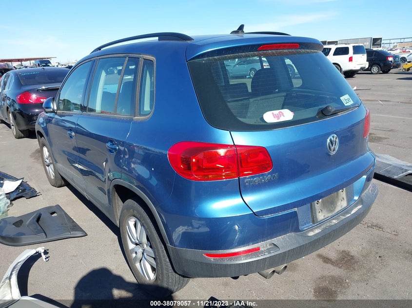 VIN WVGAV7AX1HK036253 2017 VOLKSWAGEN TIGUAN 2.0T/2.0T S