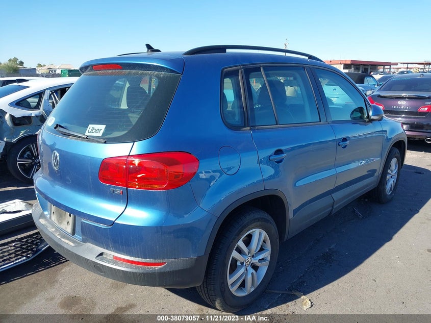 VIN WVGAV7AX1HK036253 2017 VOLKSWAGEN TIGUAN 2.0T/2.0T S